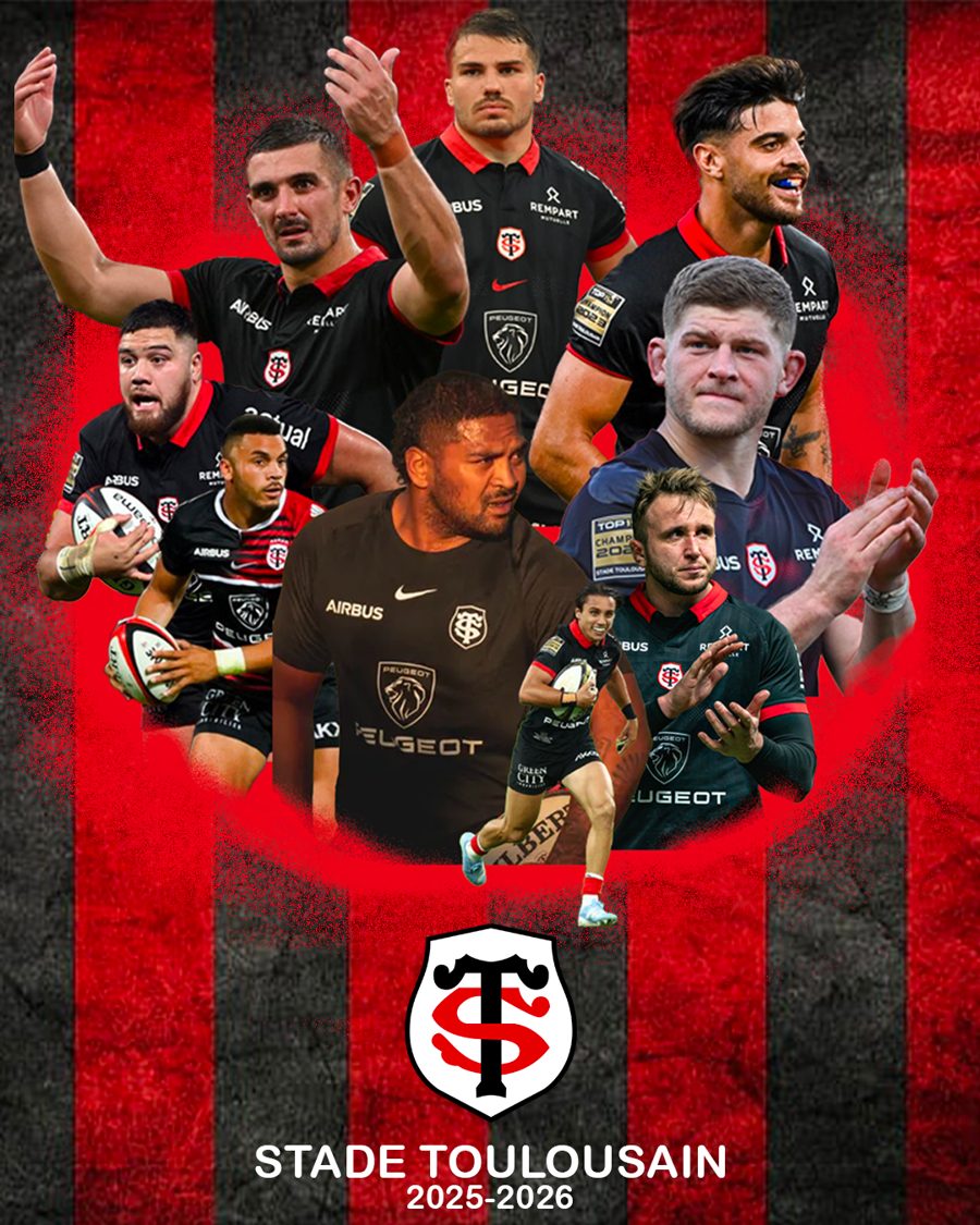 Visuel de saison Stade Toulousain 2025-2026